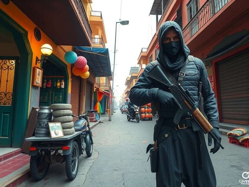 Covert Ops Master gameplay showing agent disguised as street vendor in Jaipur bazaar